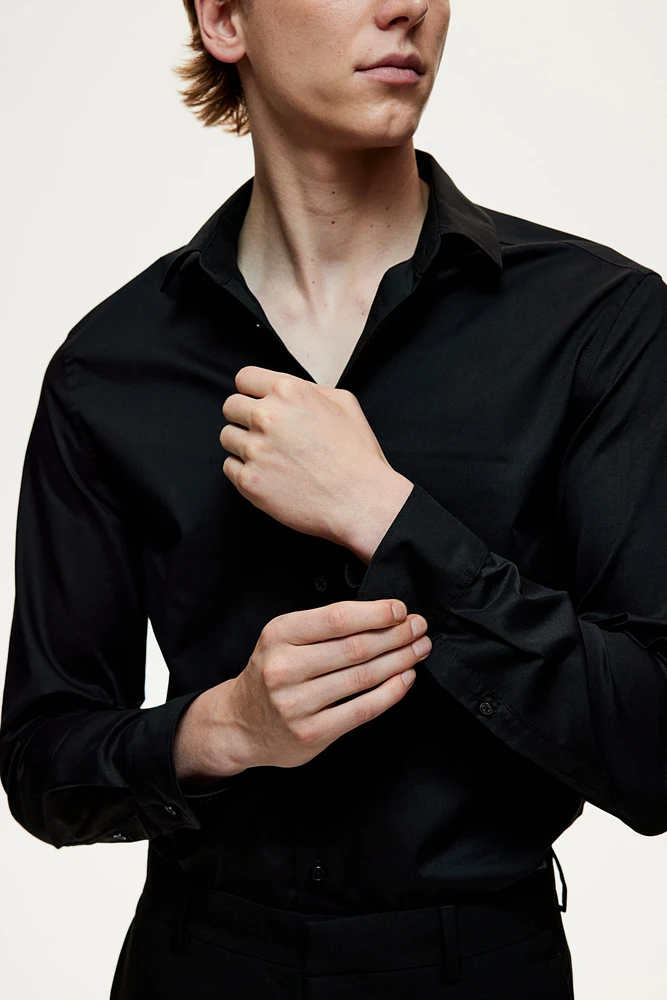 Chemise Coupe Amincie repassage facile
