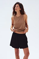 Camisole en tricot côtelé