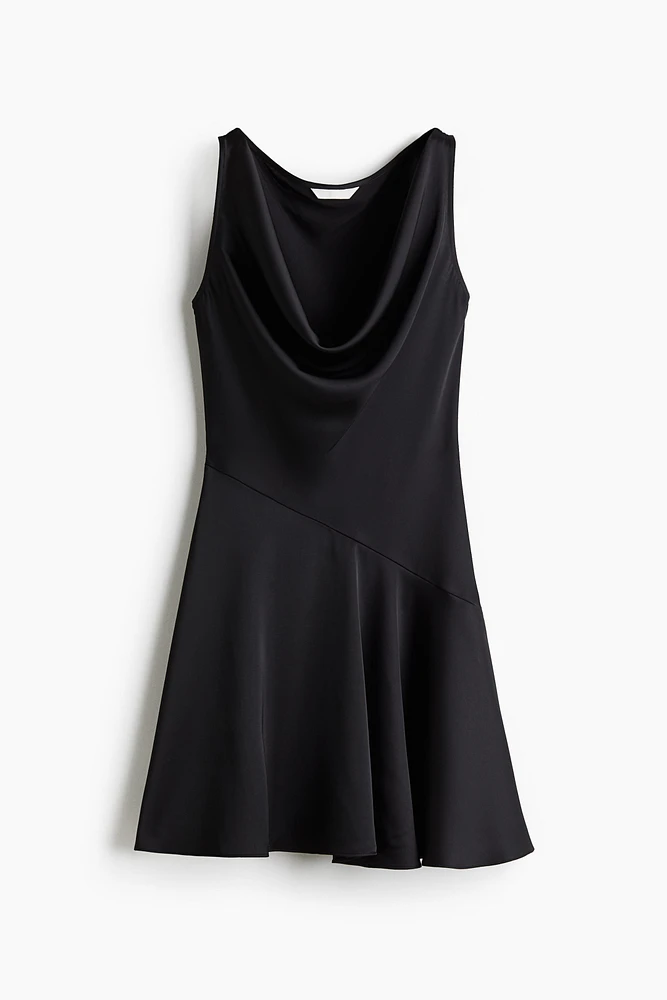 Cowl-Neck Dress