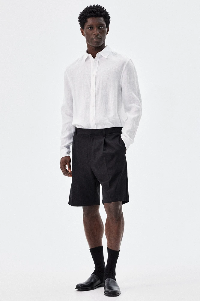 Regular-Fit Linen Shirt