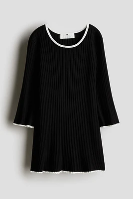 Rib-Knit Dress