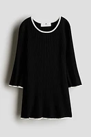 Rib-Knit Dress