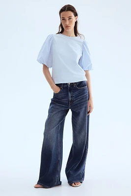Balloon-Sleeved Top