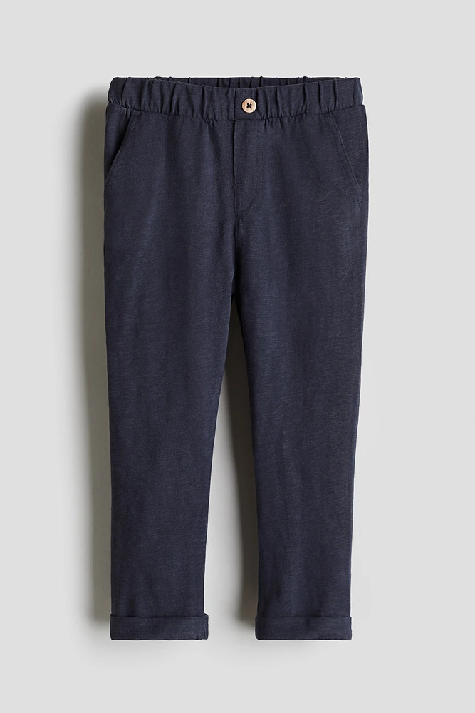 Pantalon de jogging en jersey coton