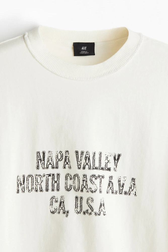 Loose-Fit Printed T-Shirt