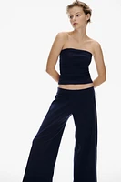 2-Piece Ribbed Top and Pants Set