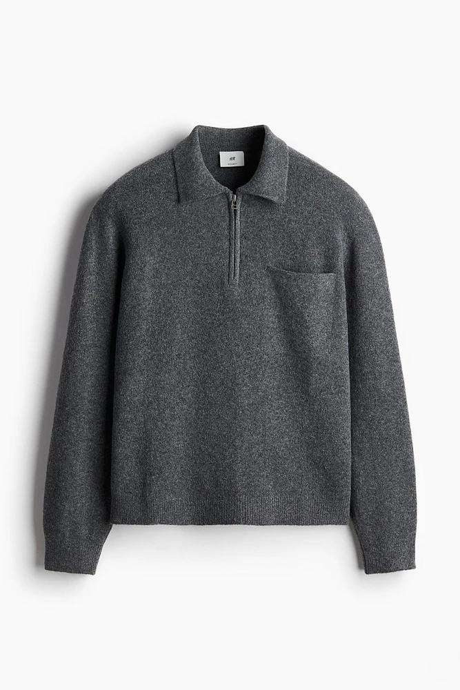 Regular Fit Half-Zip Sweater