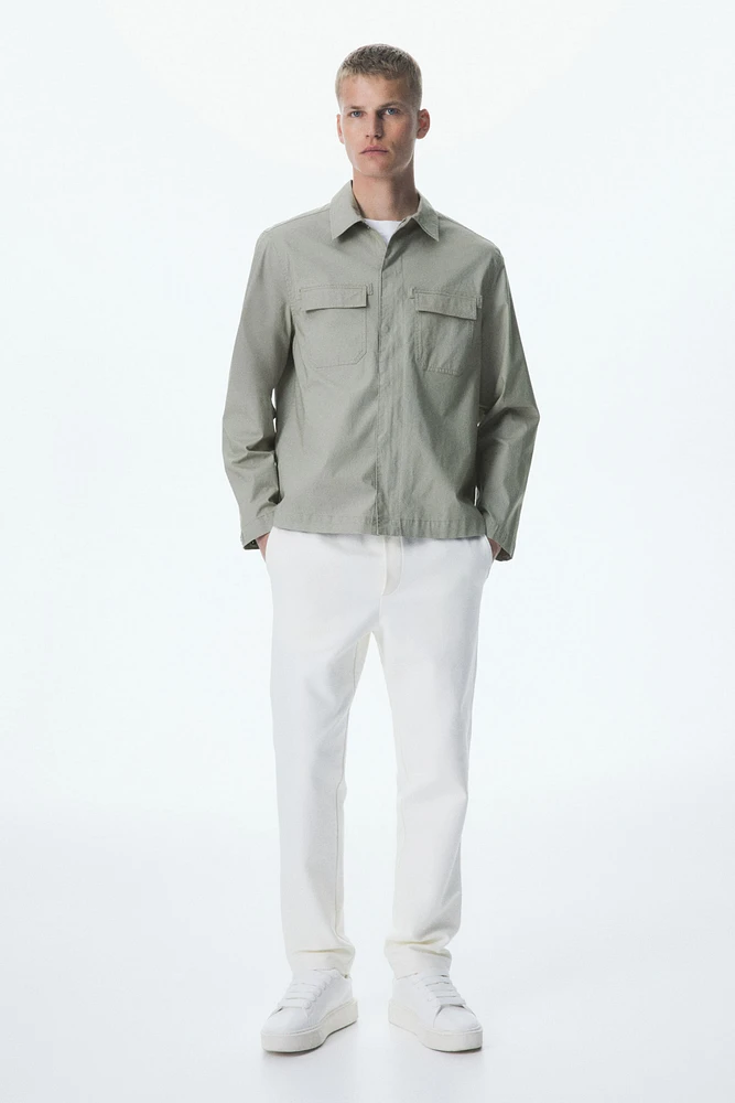 Regular-Fit Utility Overshirt