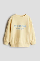 Printed Crewneck Sweatshirt