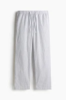 Relaxed-Fit Poplin Pants