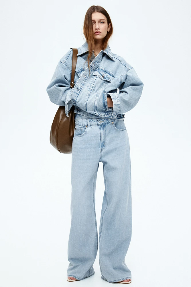 Wide High Jeans