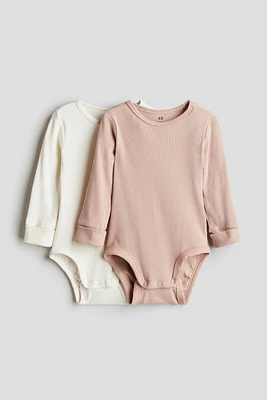 2-pack Long-sleeved Bodysuits