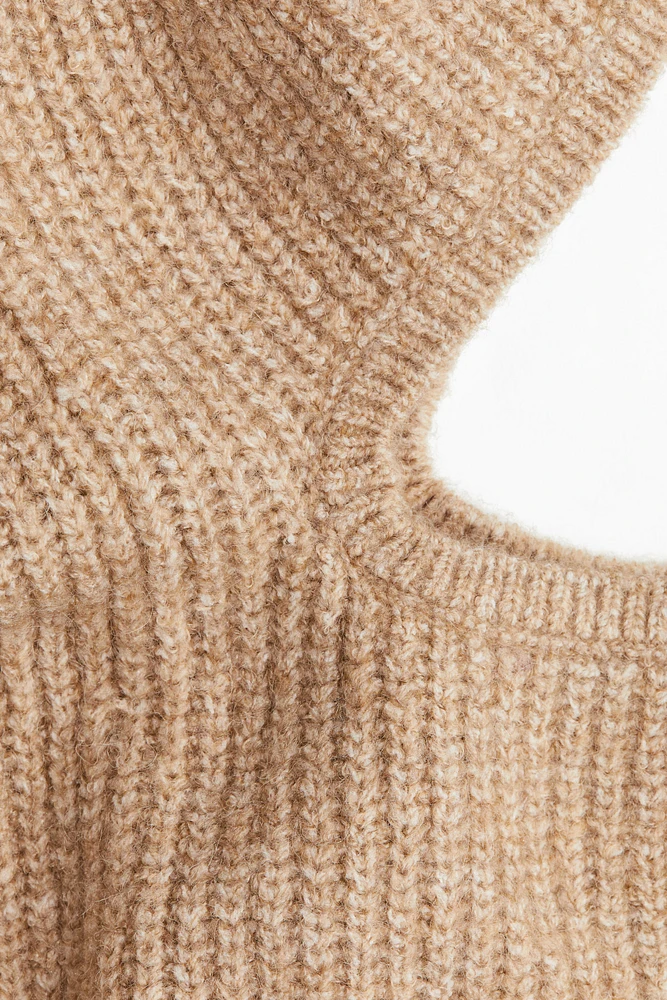 Rib-knit Balaclava