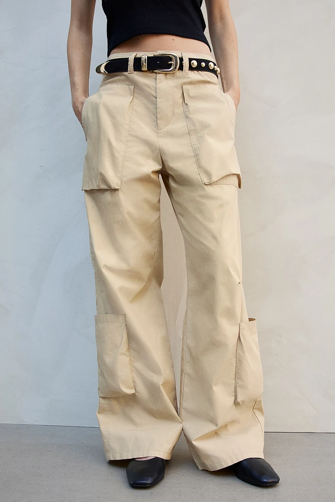 Cotton Cargo Pants