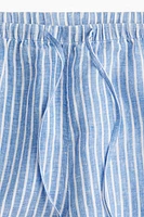 Linen Drawstring Shorts