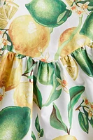 Robe en coton imprimé