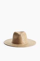 Straw Fedora Hat