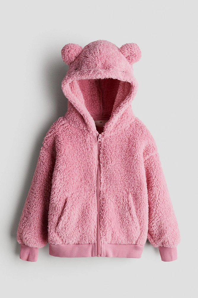 Hooded Teddy Fleece Jacket