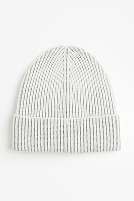 Rib-knit Beanie