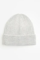 Rib-knit Beanie