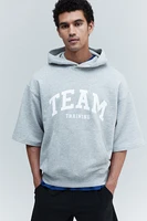 Oversized Fit Sports Hoodie