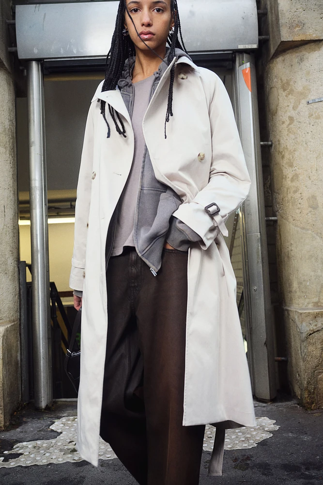 Twill Trench Coat