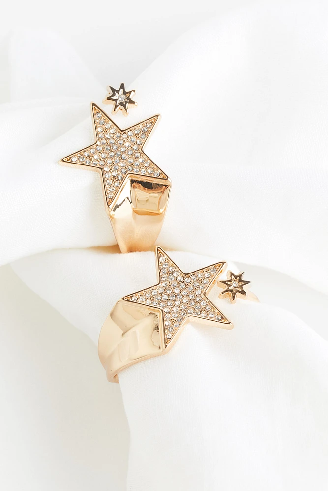 2-pack Metal Napkin Rings