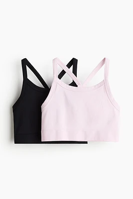 2-Pack Seamless Sports Tops with DryMove™