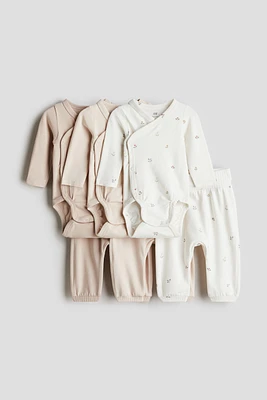 6-piece Bodysuit and Pants Set
