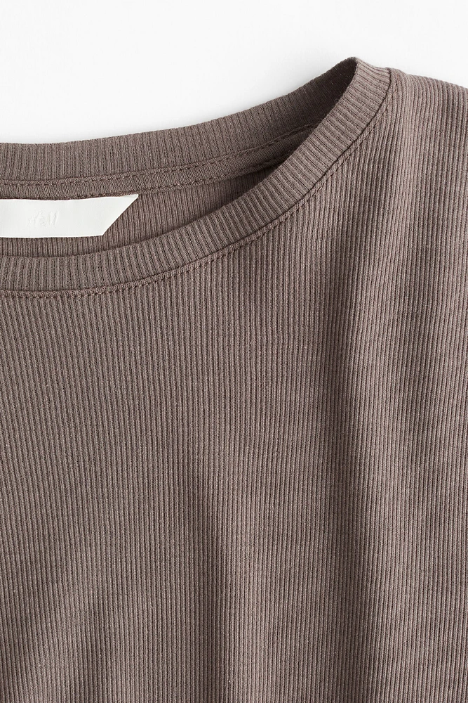 Ribbed Cotton Top