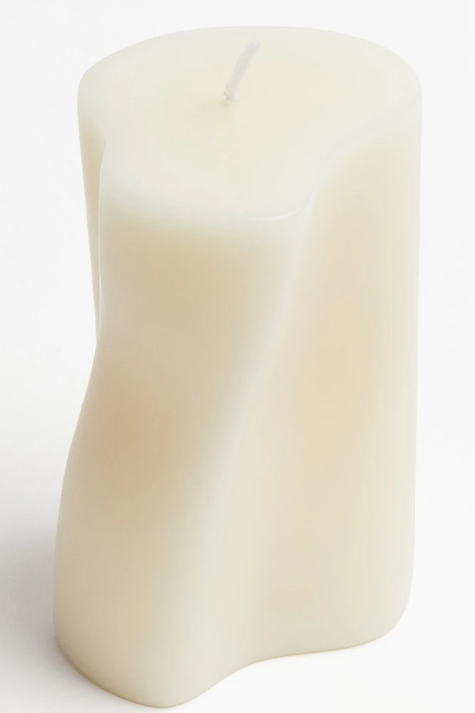 Asymmetric Pillar Candle