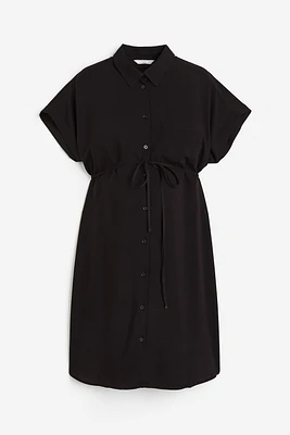 MAMA Tie-belt Shirt Dress