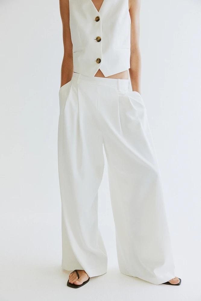 Wide-leg Dress Pants