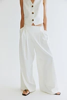 Wide-leg Dress Pants