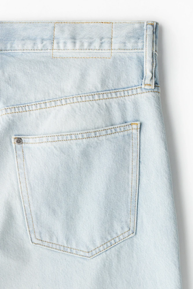 Jean droit Taille Haute Coupe Décontractée