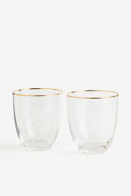 Lot de 2 verres à eau