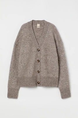 Mohair-blend Cardigan