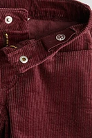 Pantalon large en velours côtelé