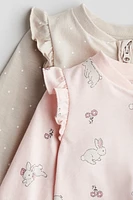 2-pack Zip-up Pajama Jumpsuits