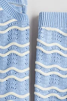2-Piece Pointelle-Knit Set