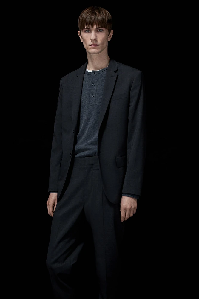 Veste Coupe Amincie en laine mélangée