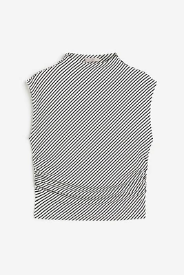 Mock Turtleneck Crop Top