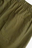 Relaxed Fit Twill Pull-on Pants