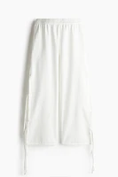 Tie-Detail Pull-On Pants