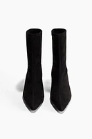 Suede Sock Boots