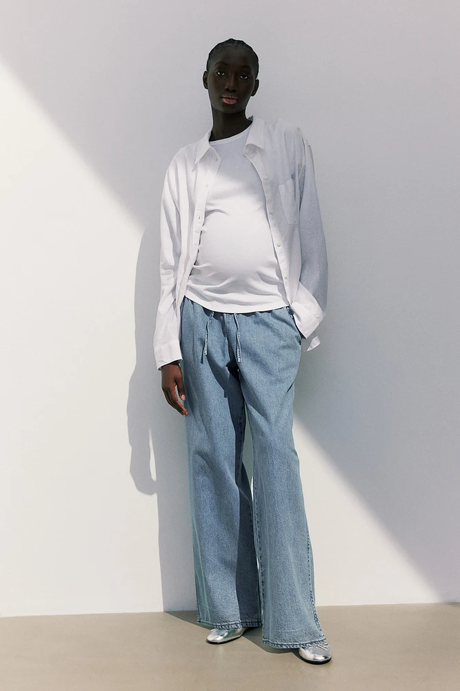 MAMA Denim Pull-on Pants