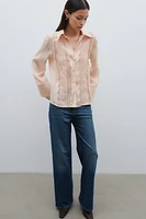 Pleat-Front Shirt