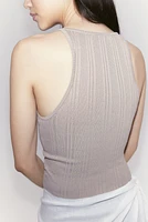 Rib-knit Tank Top