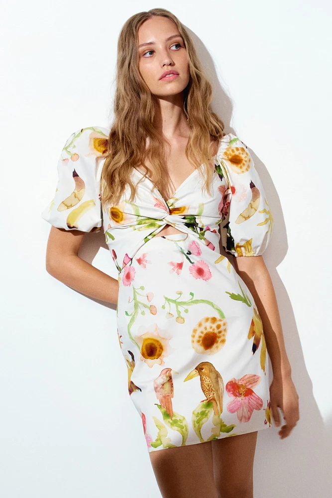 Twist-Detail Dress