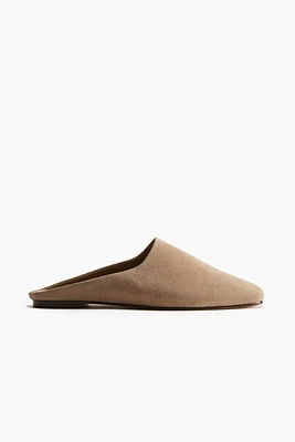 Suede Mules
